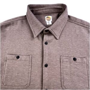 C&C California Shirt Size XXL Taupe Long Sleeve Chest Pockets Extremely Soft